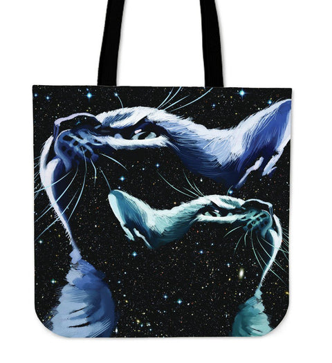 Cat Galaxy Tote Bag