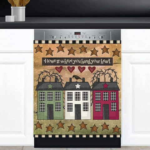 4 DACHSHUND DECOR KITCHEN DISHWASHER COVER Home Kitchen Decor Stickers DL