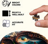 Wenzzi Heaven Yin Yang Wooden Jigsaw Puzzle - Spiritual, Mind-Stimulating & Eco-Friendly - Ideal for All Ages - Thoughtful Gift Idea