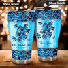 Autism Awareness Tumbler Cup Blue Puzzle Autism Accept Understand Love Personalized Tumbler Cup Autism Awareness Gift Idea HT