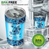 Autism Awareness Tumbler Cup Blue Puzzle Autism Accept Understand Love Personalized Tumbler Cup Autism Awareness Gift Idea HT