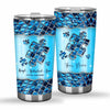 Autism Awareness Tumbler Cup Blue Puzzle Autism Accept Understand Love Personalized Tumbler Cup Autism Awareness Gift Idea HT