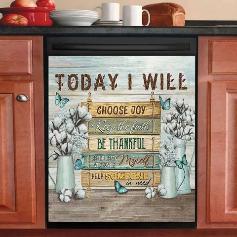 Today I Will Dishwasher Cover