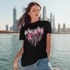Jeep Girl Shirt Pink White Heart Ribbon Shirt Full Print, Breast Cancer Awareness Shirt, Flower Pink Ribbon Shirt