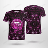 Women Shirt Pink Lips Jeep Ribbon Shirt Full Print, Breast Cancer Awareness Shirt, Flower Pink Ribbon Shirt