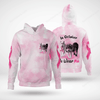 Wolf Breast Cancer In October We wear pink 3D Shirt, Hoodie Pink Ribbon Shirt TM