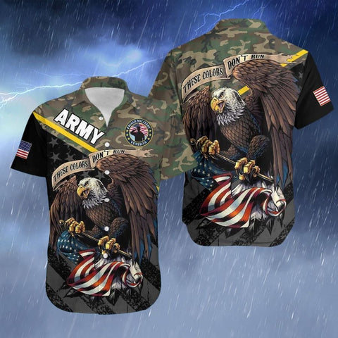 AMERICA VETERAN ARMY Hawaii Shirt Gift for Veteran Day US Veteran Hawaiian Shirt