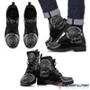 Gift For Mexican New Comfortable Lace Up Leather Mexican Patriotic Unisex Boots