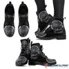 New Comfortable Lace Up Leather Mexican Patriotic Unisex Boots - designfullprint