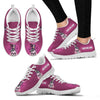 Flag Skull Canvas Shoes Fight Like A Girl Pink