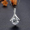 To Mom Shiny Heart Mothers Day Necklace Mom Jewelry Gift Card For Her, Mom, Grandma, Wife HT