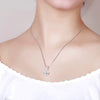 Love Mom Shiny Heart Mothers Day Necklace Mom Jewelry Gift Card For Her, Mom, Grandma, Wife HT