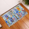 In This Home We Never Give Up Autism Awareness Doormat Autism Home Decor Autism Awareness Gift Idea HT