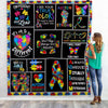 Autism Awareness Blanket Quilt