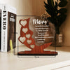Personalized Family Names Sign Frame Mothers Fathers Day Decor Home Decorations Mom Grandma Dad Gifts HT