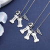 Personalized Dog Bone Pet Paw Mothers Day Necklace Mom Jewelry Gift For Mom Grandma Wife HT