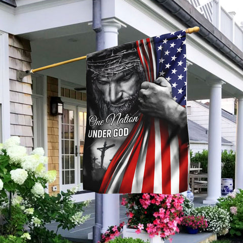 Jesus Flag One Nation Under God Jesus Flag Jesus Gifts God Gift HT
