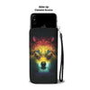 Colorful Wolf Wallet Case