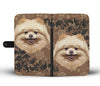 Pomeranian Head Wallet Case