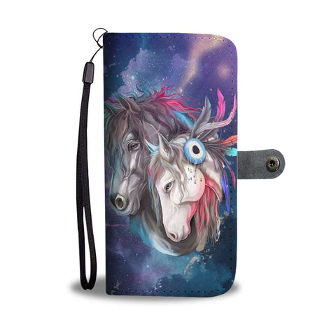 Horse Couple Wallet Case
