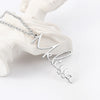 Personalized 925 Silver Nameplate Mothers Day Necklace Mom Jewelry Gift For Mom Grandma Wife HT