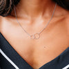 Mother & Daughter Circle Mothers Day Necklace Mom Jewelry Gift Card For Her, Mom, Grandma, Wife HT