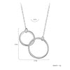 Mother & Daughter Circle Mothers Day Necklace Mom Jewelry Gift Card For Her, Mom, Grandma, Wife HT