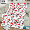 Skull Sherpa Blanket Skull Christmas Fleece Blanket Christmas Gift for Skull Lovers
