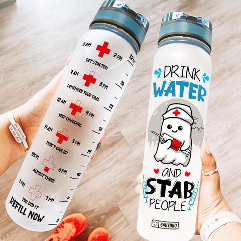 Nurse PYK2206008 Water Tracker Bottle