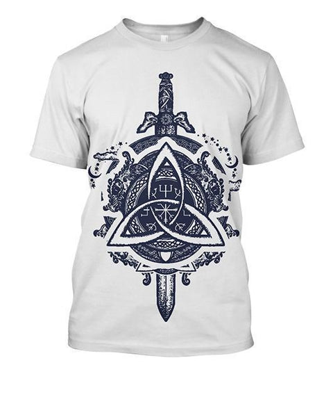 All Over Print Viking Symbols