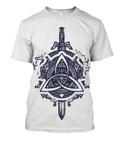 All Over Print Viking Symbols