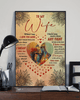 Afro Couple To My Wife Vertical Poster TY150101
