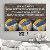 Personalized Poster Volleyball Poster - Being Better 3D Poster TV306686
