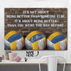 Personalized Poster Volleyball Poster - Being Better 3D Poster TV306686