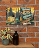Personalized Wake Up Smiling Sit By The Fire Horizontal Poster TY290106