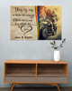 Personalized Lesbian Couple Motorcycle This Is Us Horizontal Poster TY320006