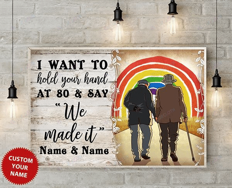 LGBT We Made It Horizontal Poster, Human Rights Personalized Poster TV308708
