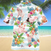 Pig Tropical Flower Hawaii Shirt
