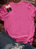 In October We Wear Pink Bleached Print Short Sleeve T-shirt