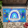 Hate Has No Home Here Autism Awareness Doormat Autism Home Decor Autism Awareness Gift Idea HT
