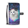 White Cat Wallet Case