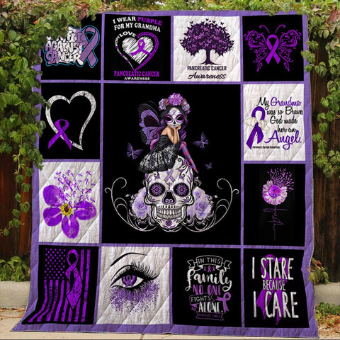 All Cancer Awareness Blanket Quilt