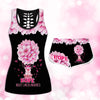 Hope Pig Breast Cancer Awareness tank top short Set TTM