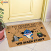 Personalized It's Freakin' Bats I Love Halloween Doormat Family Shark Halloween Decorations Home Decor Mat HT