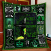 In A World Full Of Princess, Be A Witch Quilt Blanket