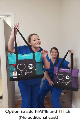 Personalized Nurse Style Tote Bag Nurse Bag Gifts For Nurse HT