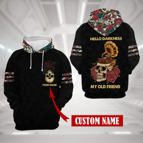 Hello darkness my old friend Skull Clothing HN