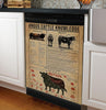 Angus Cattle Farm Dishwasher Cover Angus lover Gift, Angus Gift Idea, Angus Knowledge Dishwasher Cover HT