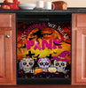 Halloween Breast Cancer Witch Pumpkin In October we wear pink Dishwasher Cover Halloween gift HT