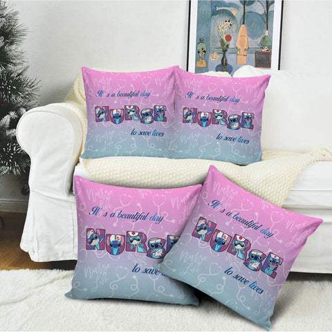 It's A Beautiful Day To Save Lives Nurse Pillow Nurse Cushion Home Decor HN